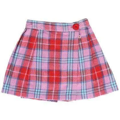 Tartan Check Wrap Around Skirt