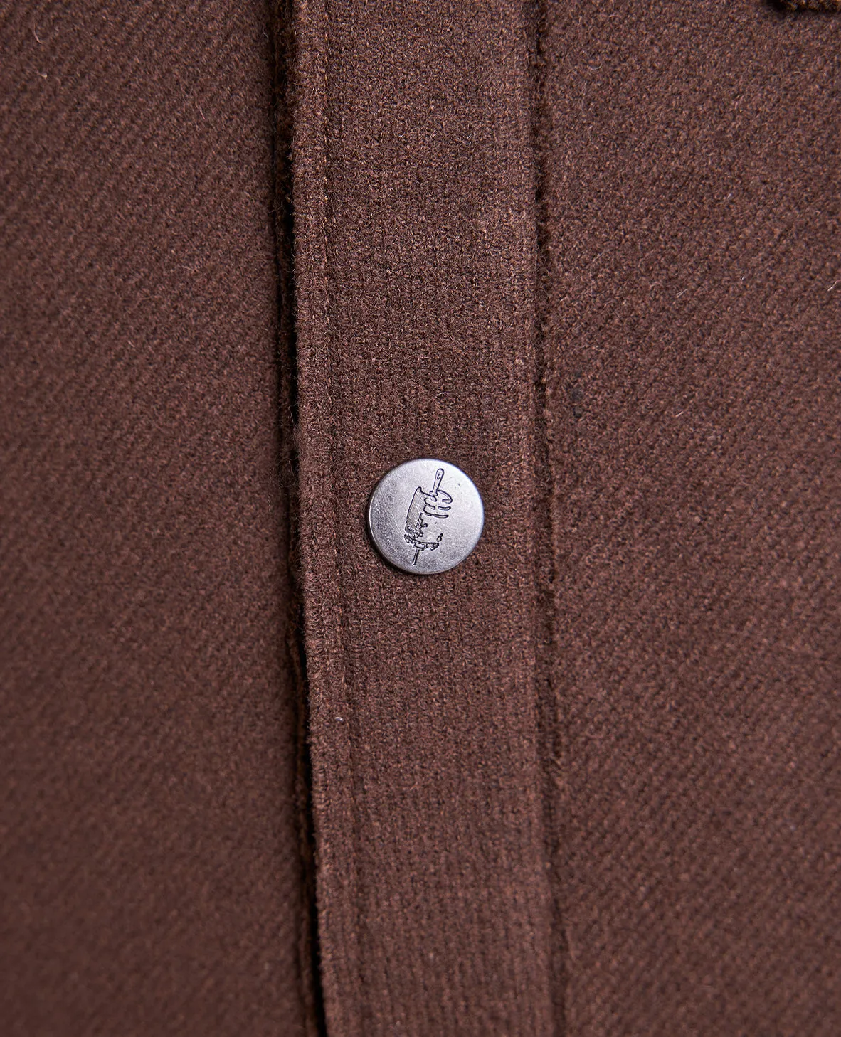 The Kiefer - Wool x Nylon Shirt Jacket - Mocha