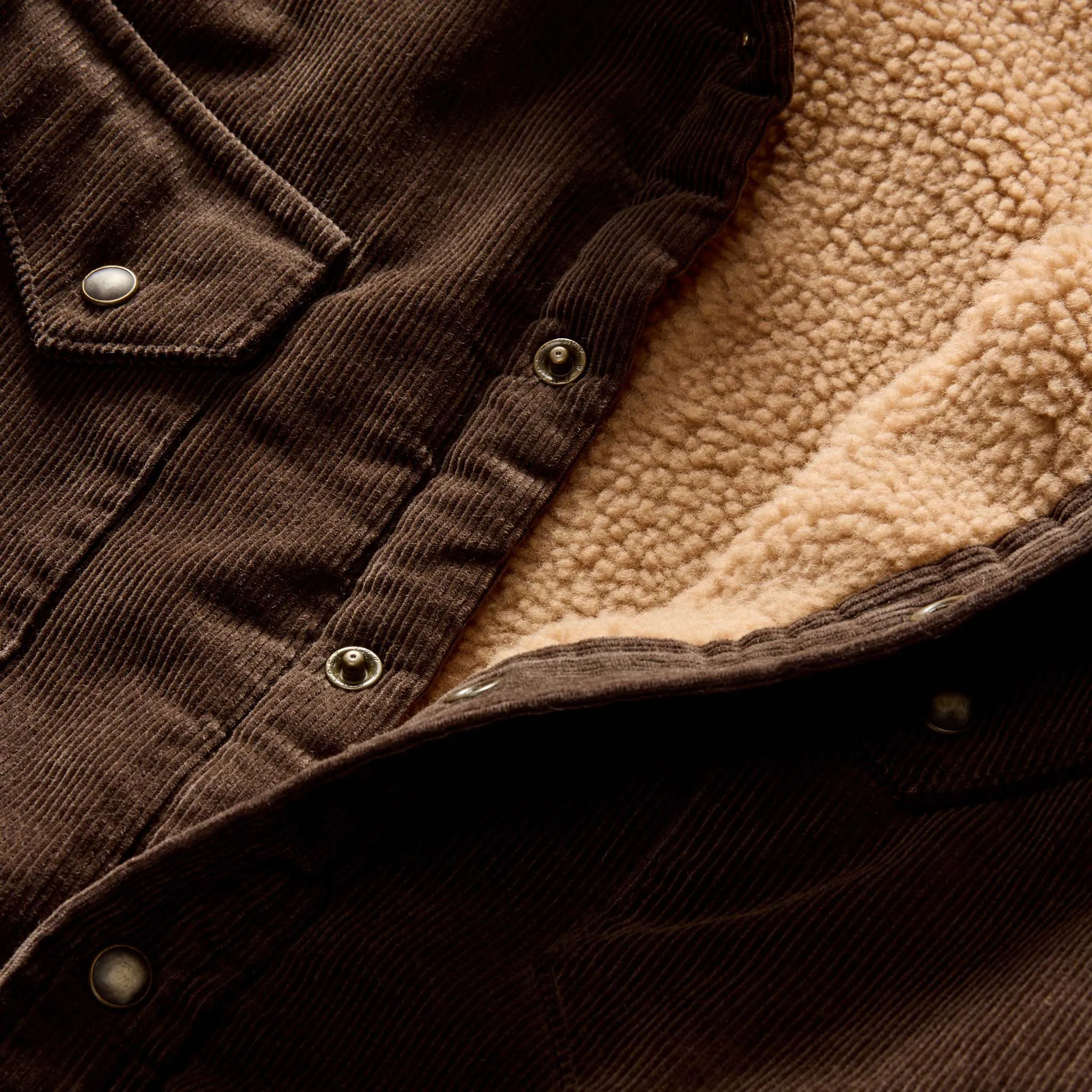 The Western Shirt Jacket in Soil Corduroy