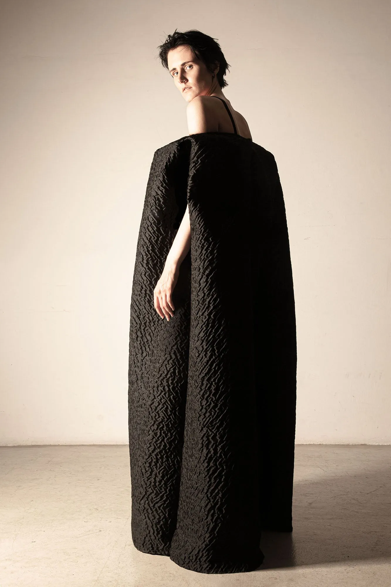 THESIS 3-way transforming piece: dress/hood