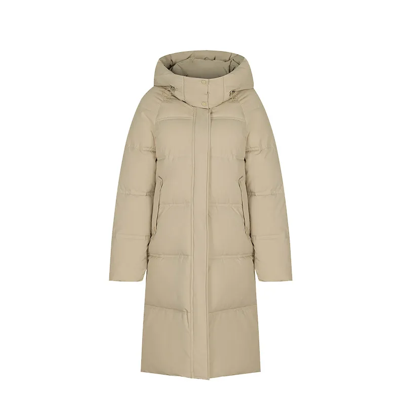 Thickened Puffa Knee-Length Parka