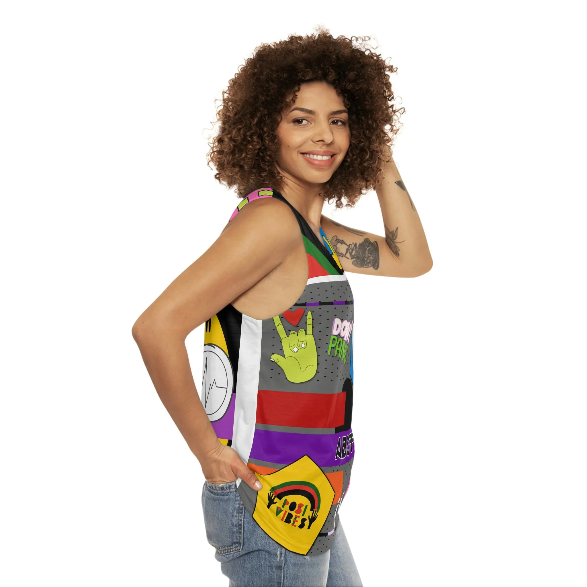 Unisex Tank Top (AOP) ABSTRACT FUN