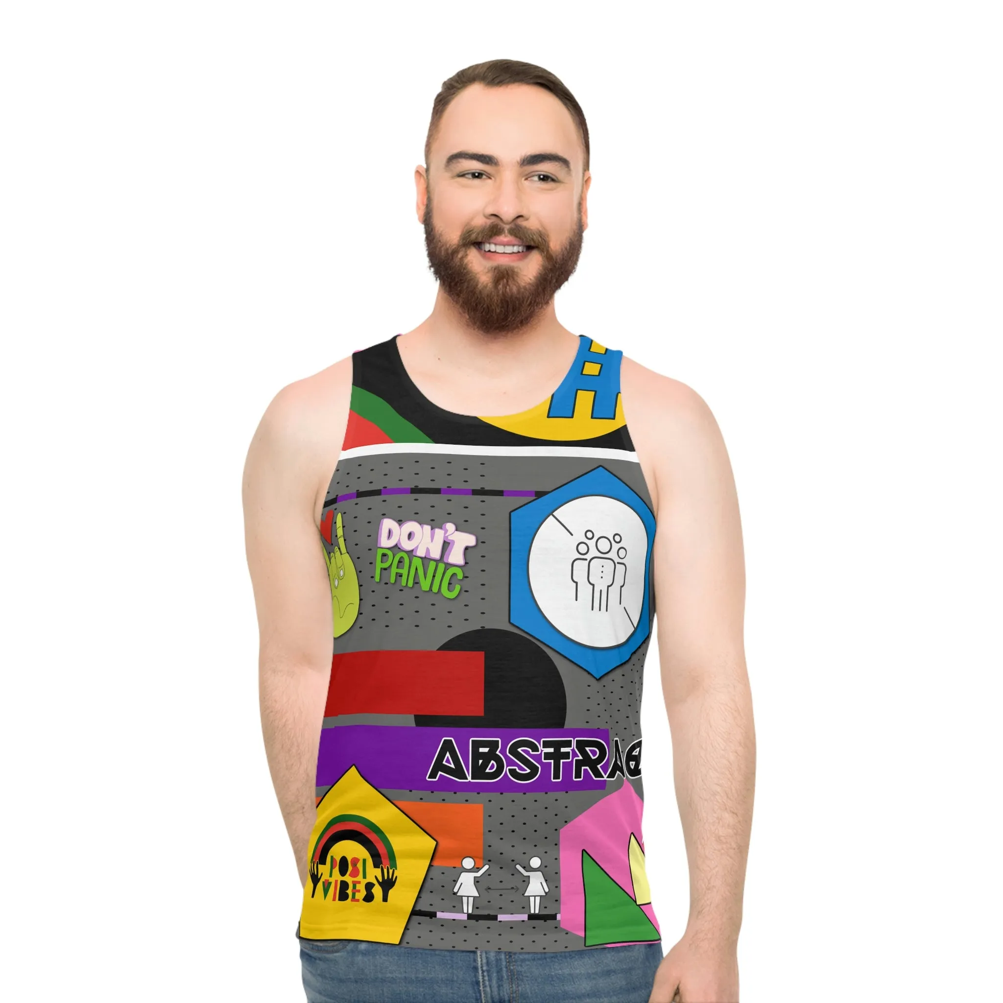 Unisex Tank Top (AOP) ABSTRACT FUN