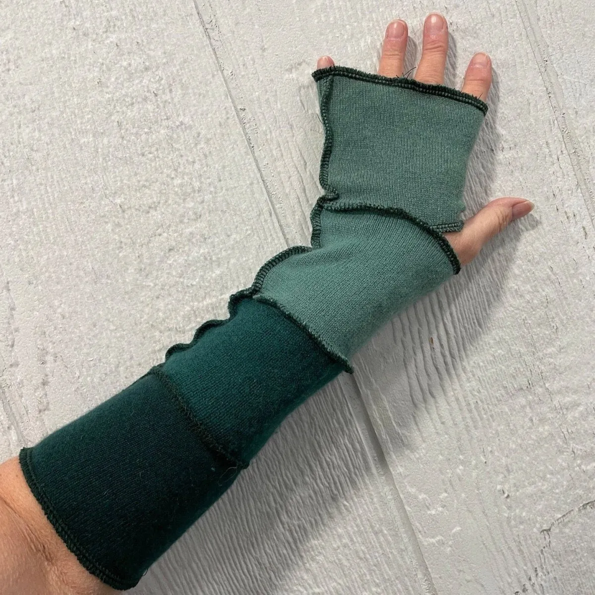 Upcycled Cashmere Wrist Warmers