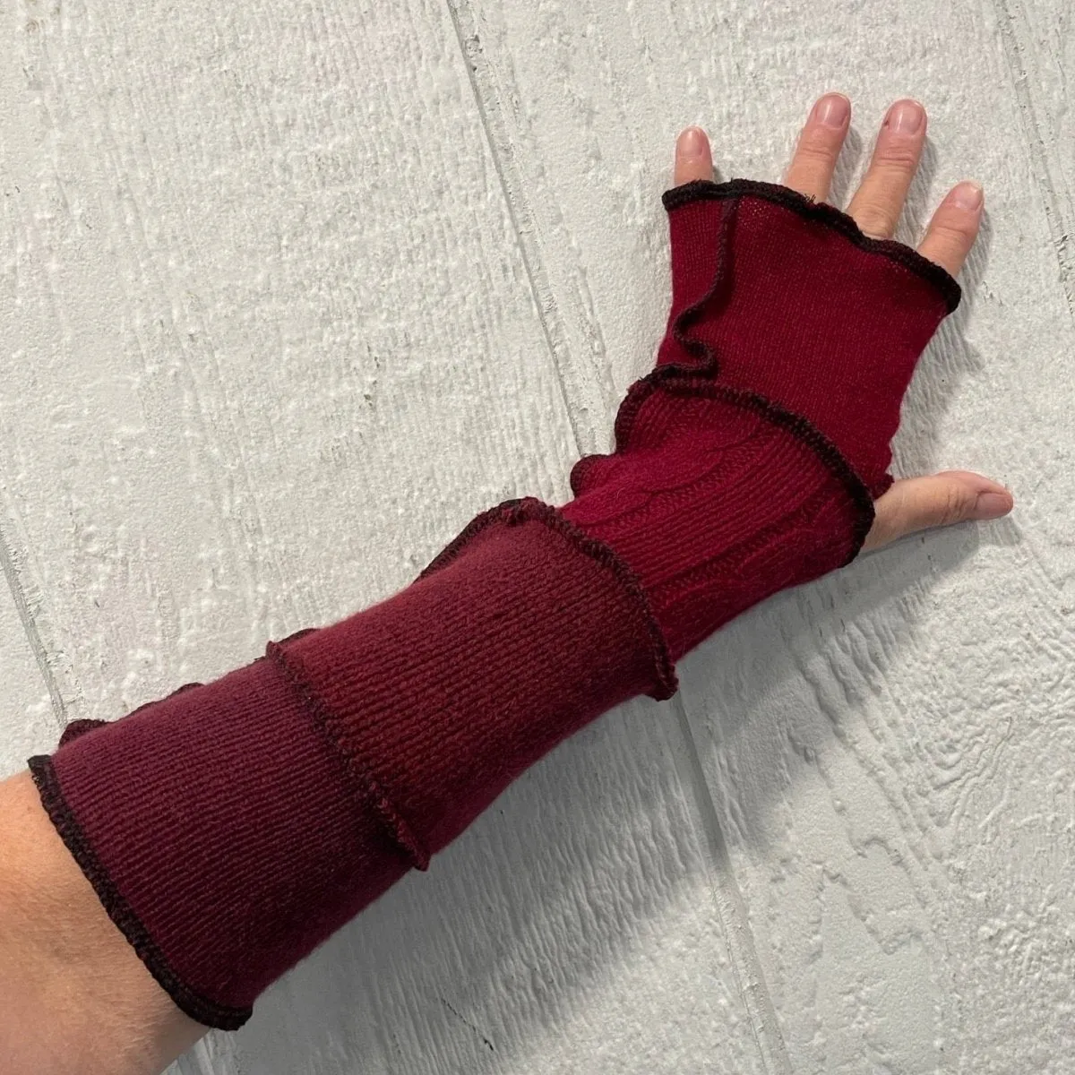 Upcycled Cashmere Wrist Warmers