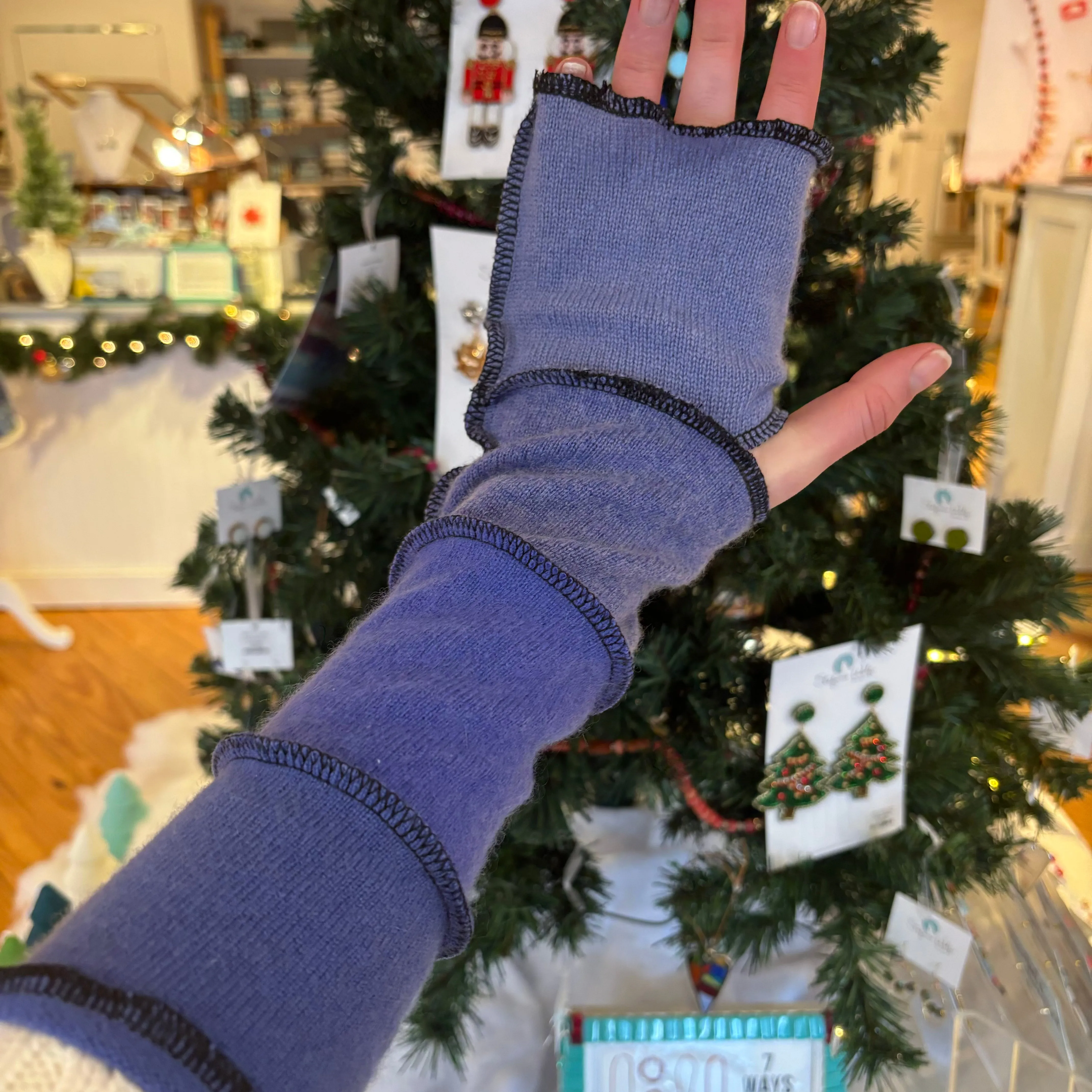 Upcycled Cashmere Wrist Warmers