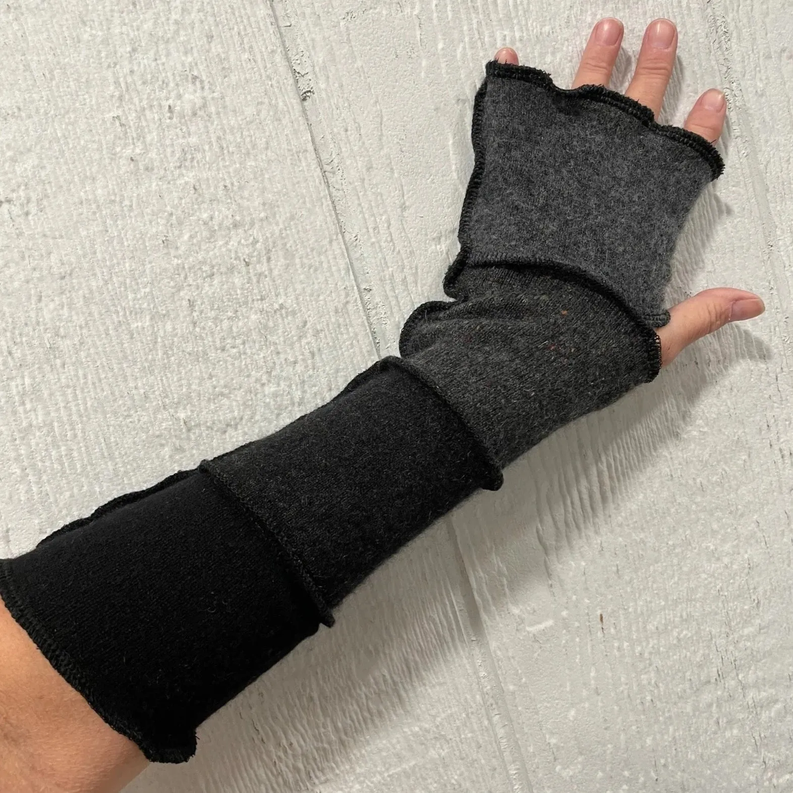 Upcycled Cashmere Wrist Warmers