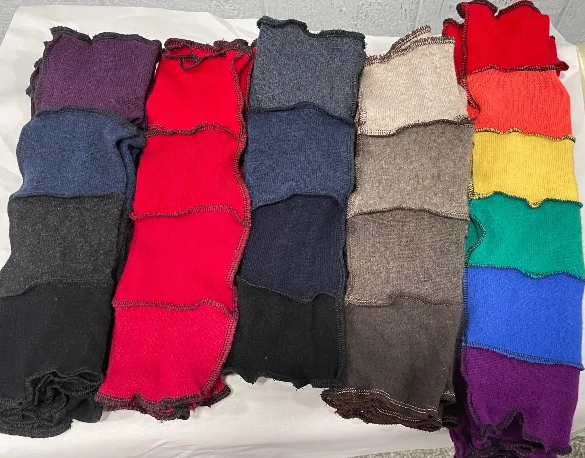 Upcycled Cashmere Wrist Warmers