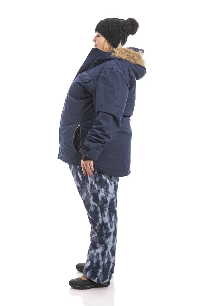 Uptown Plus Size Parka | 21-2210 | Navy