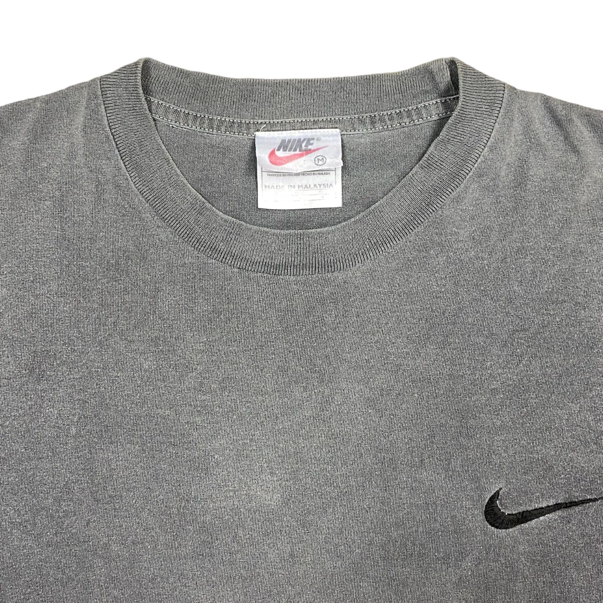 Vintage Nike T-Shirt Dark Grey (M)