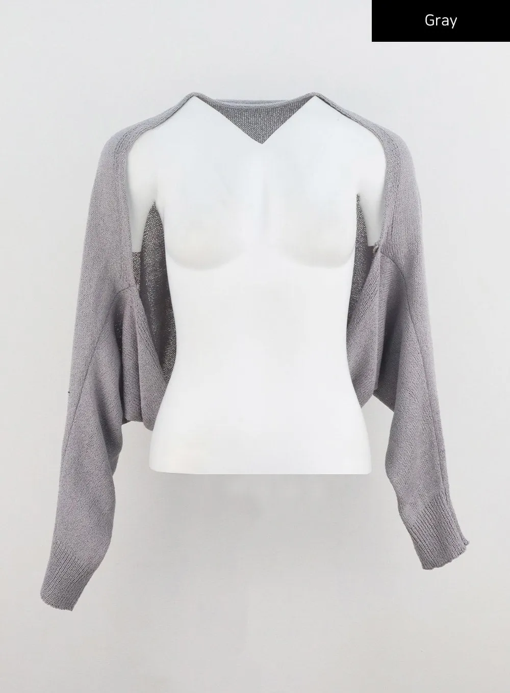 Wide Knit Bolero CL313