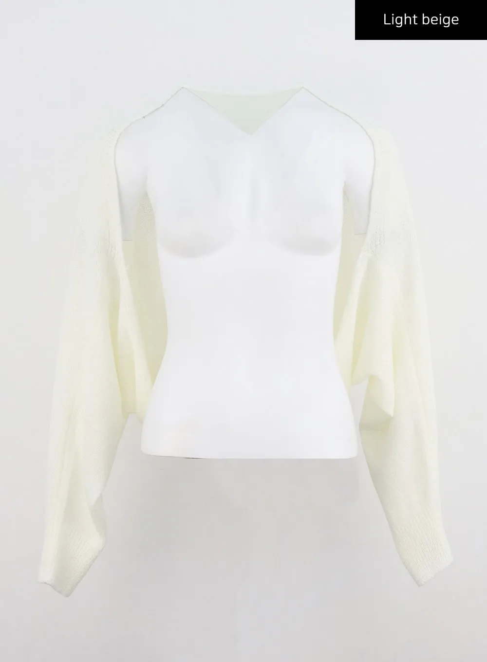 Wide Knit Bolero CL313