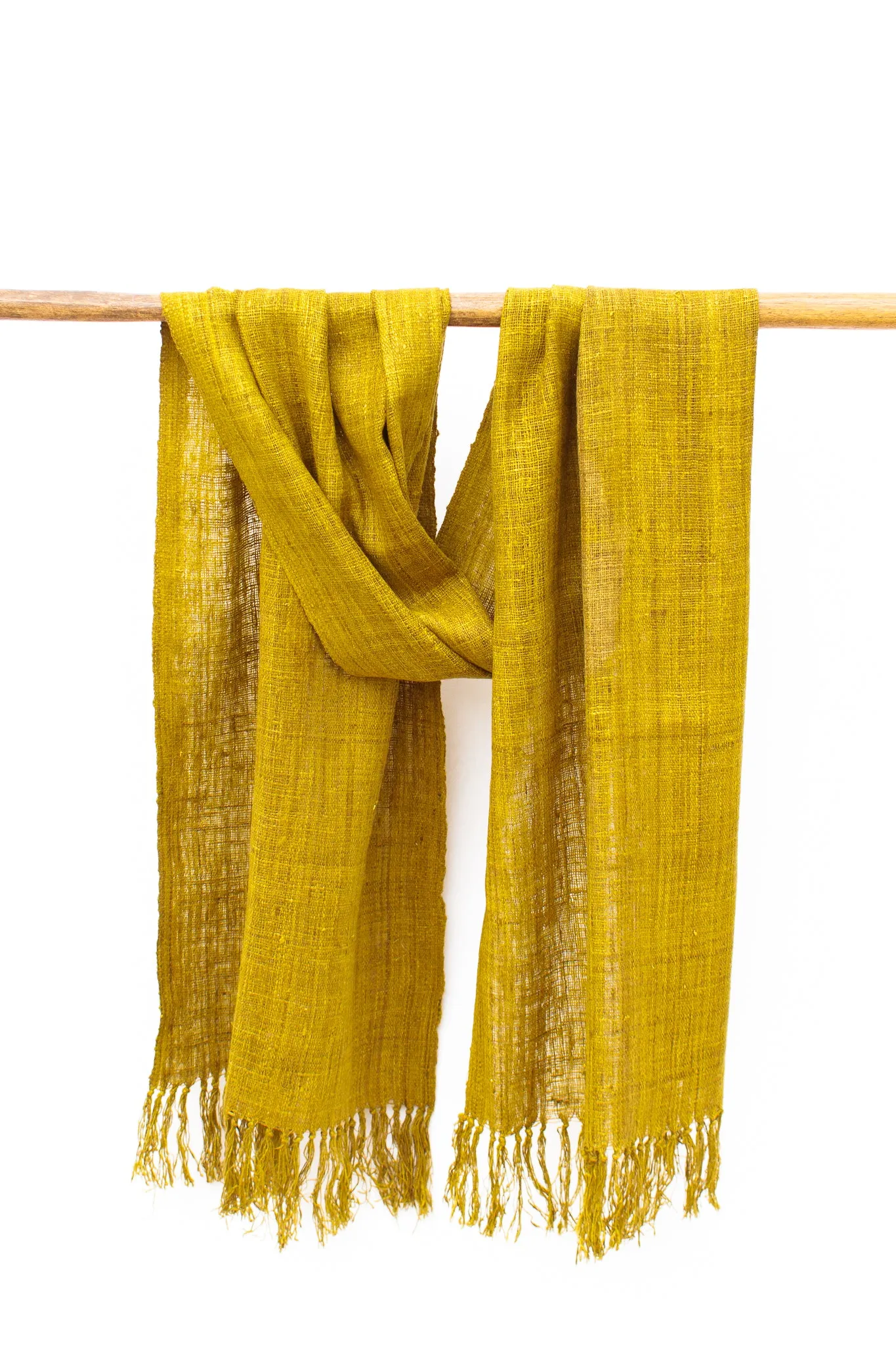 Wild Silk Scarf, Passion Fruit   Turmeric