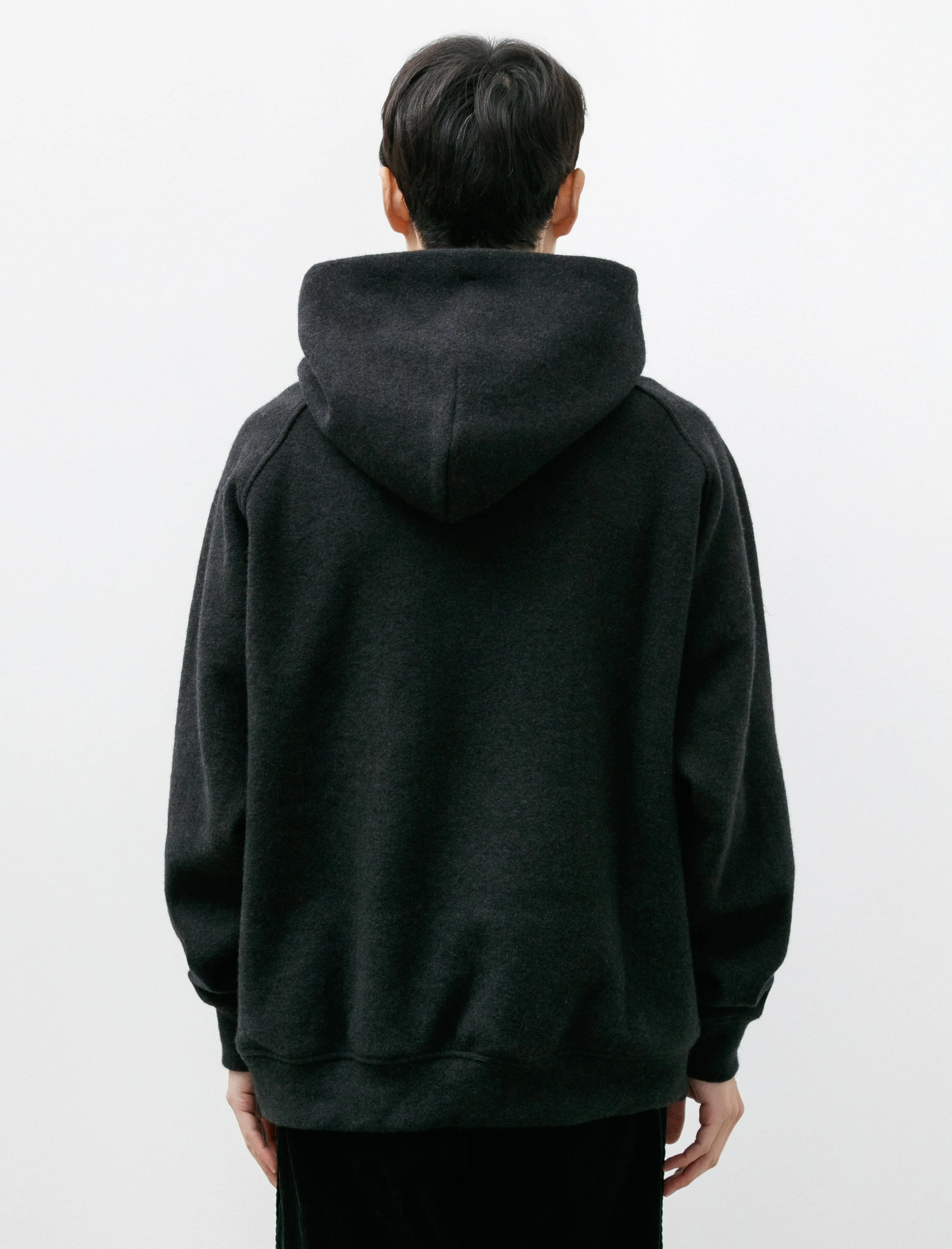 Wool Felt Parka Charcoal