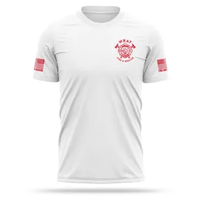 [WRAY FIRE & RESCUE] Utility Shirt [WHT/RED]