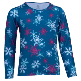 Youth Originals Print Crewneck - Aerial Snowflake