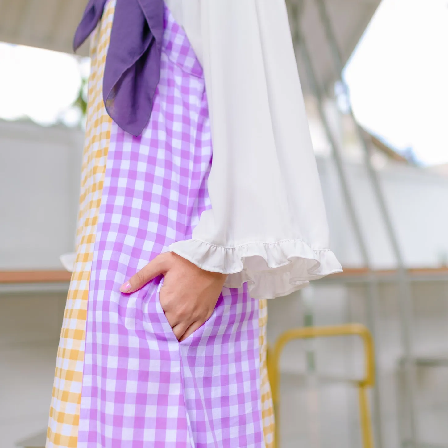 Yumna Overall Lemon Lilac