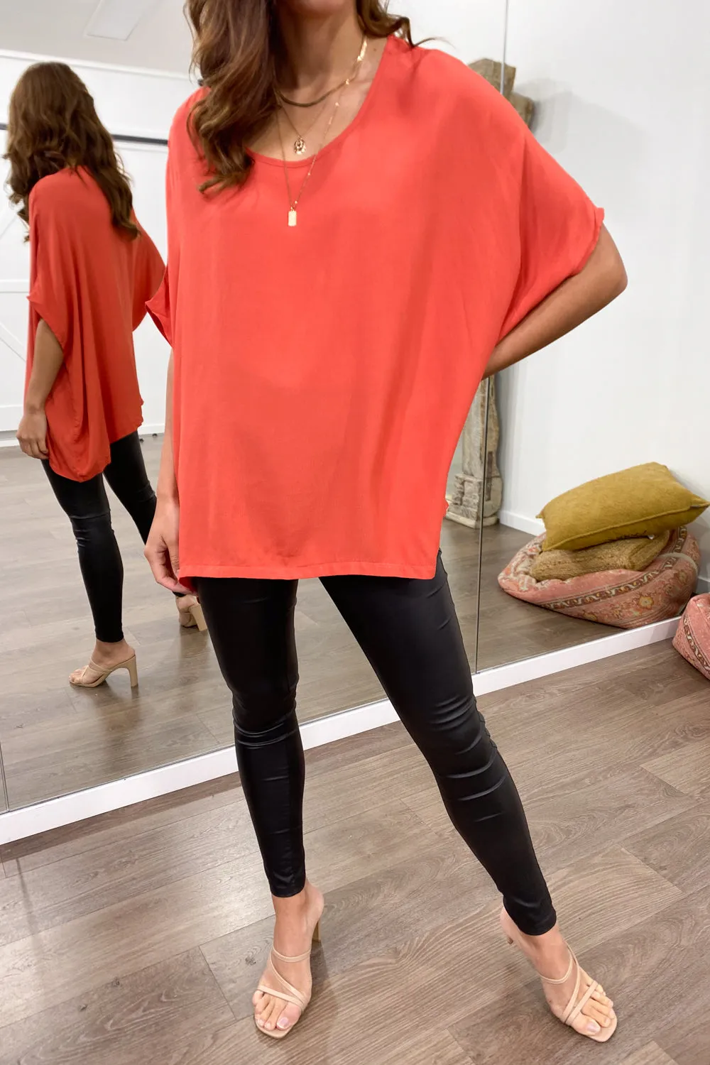 Zara Basic Drape Top