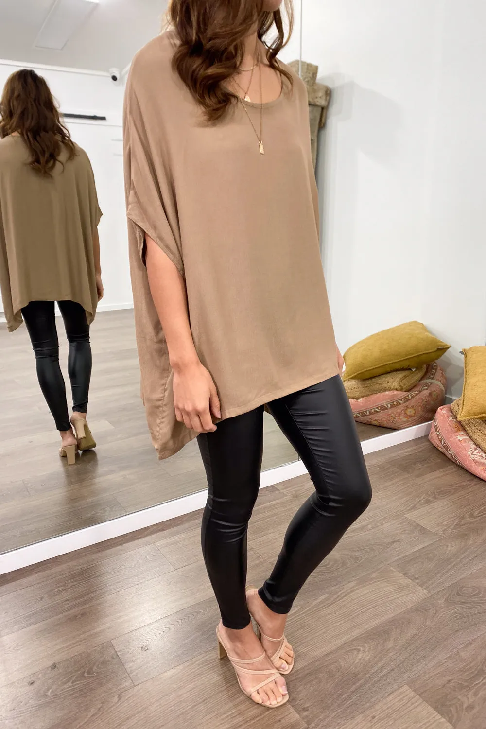 Zara Basic Drape Top