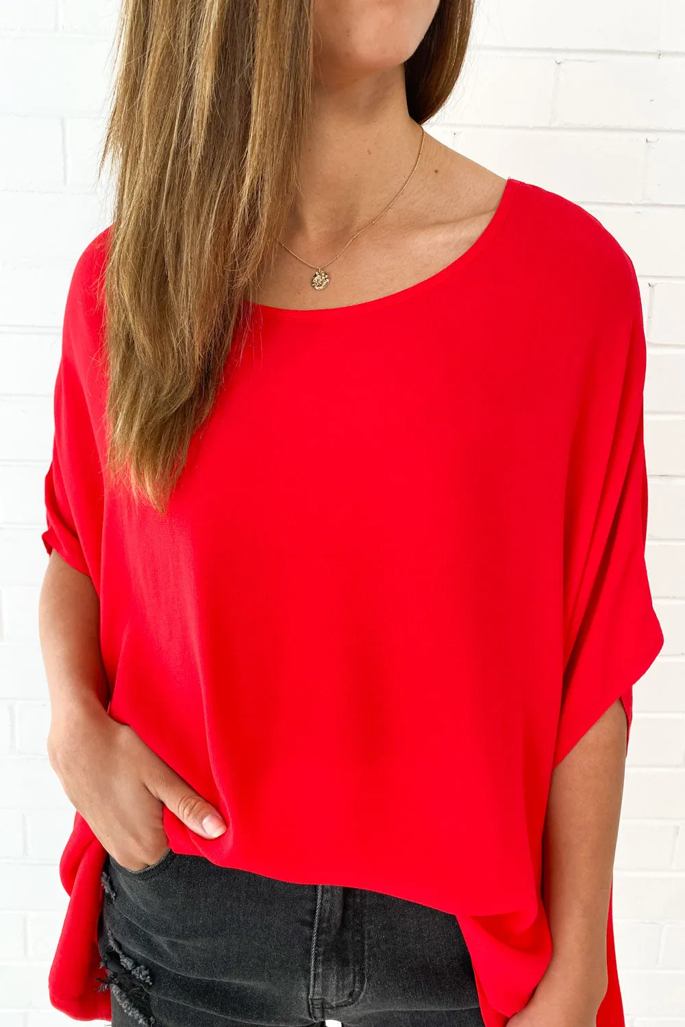 Zara Basic Drape Top