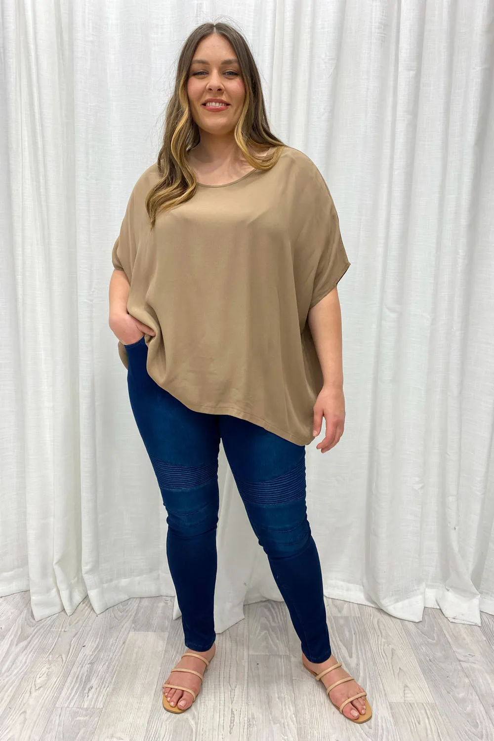 Zara Basic Drape Top