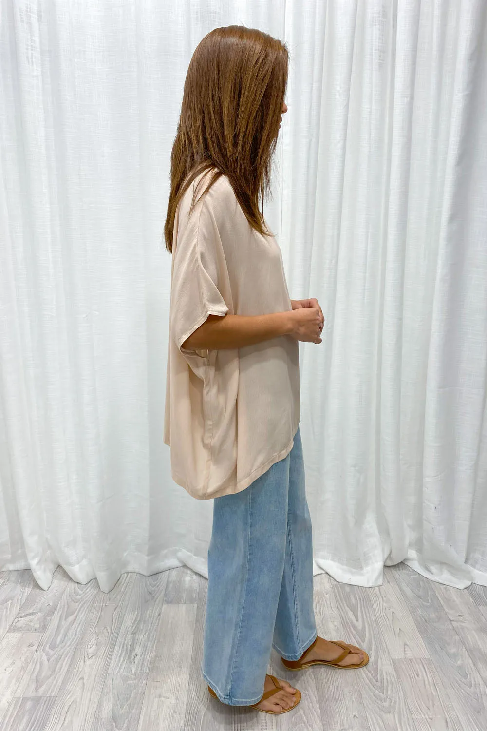 Zara Basic Drape Top