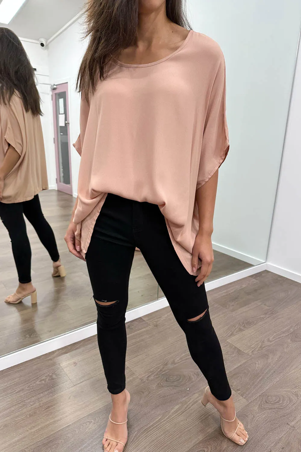 Zara Basic Drape Top