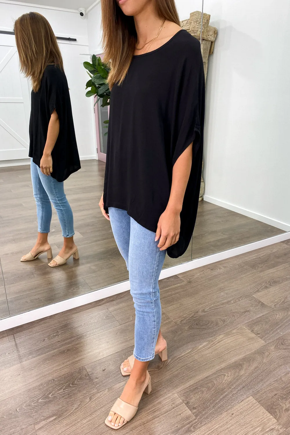 Zara Basic Drape Top