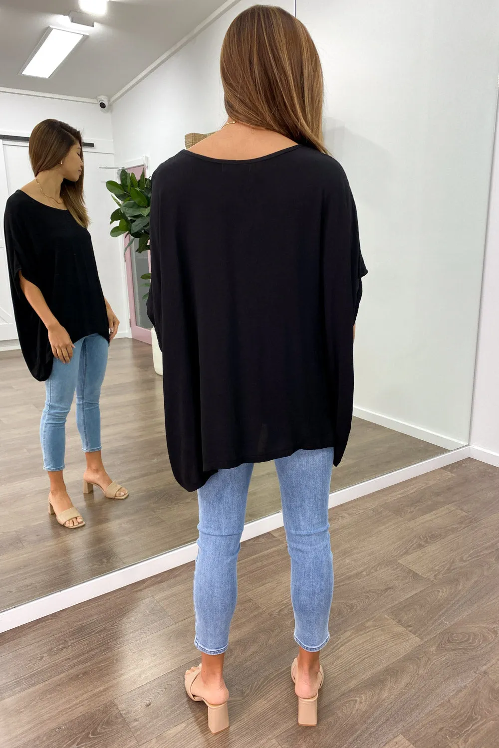 Zara Basic Drape Top