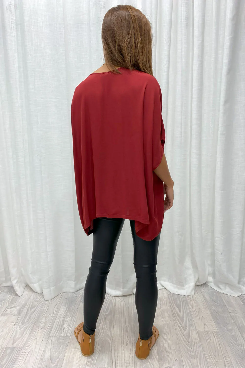 Zara Basic Drape Top