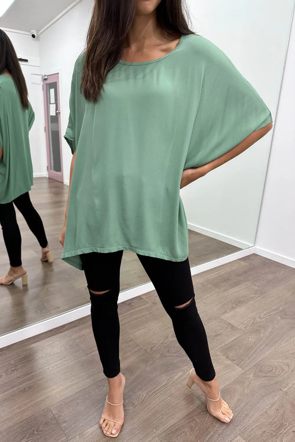 Zara Basic Drape Top