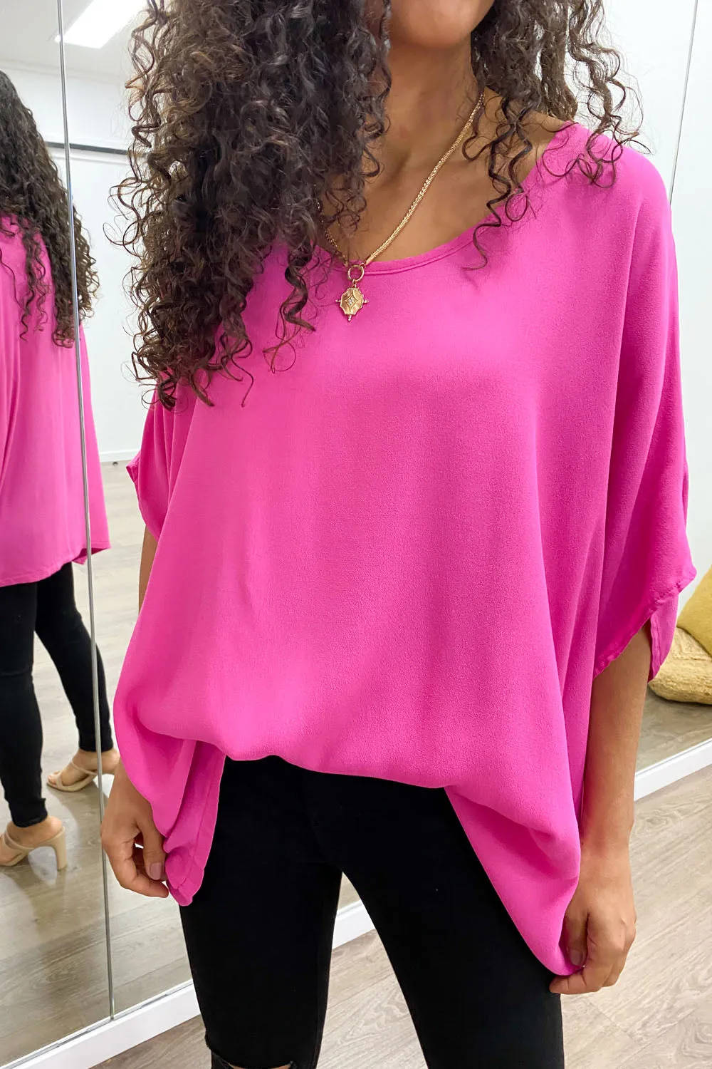 Zara Basic Drape Top