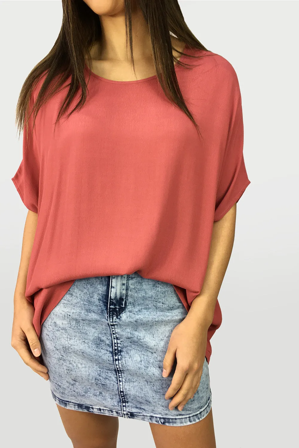 Zara Basic Drape Top