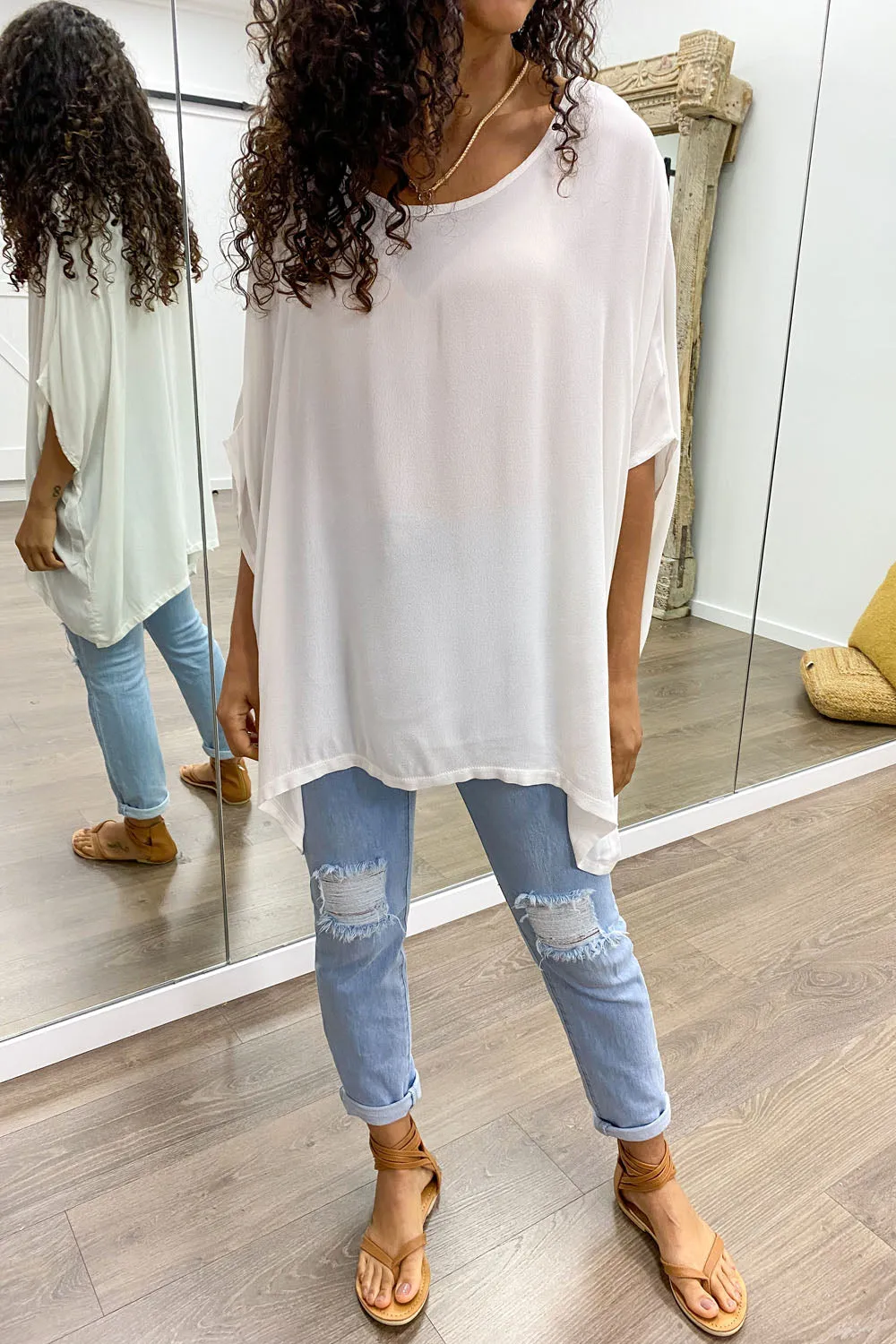 Zara Basic Drape Top