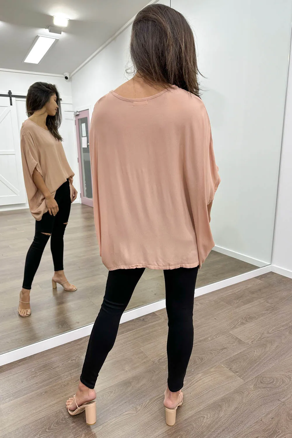 Zara Basic Drape Top