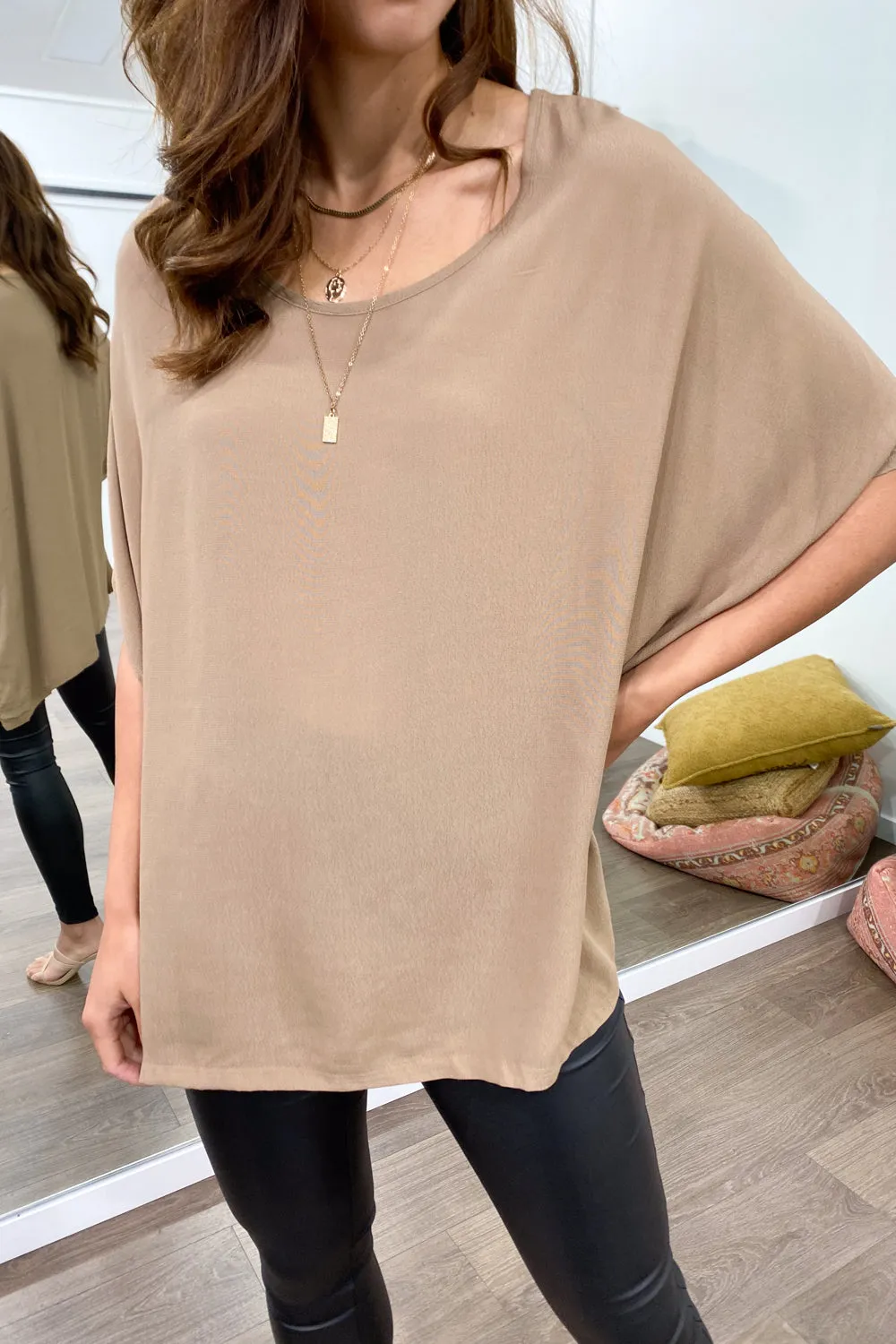 Zara Basic Drape Top