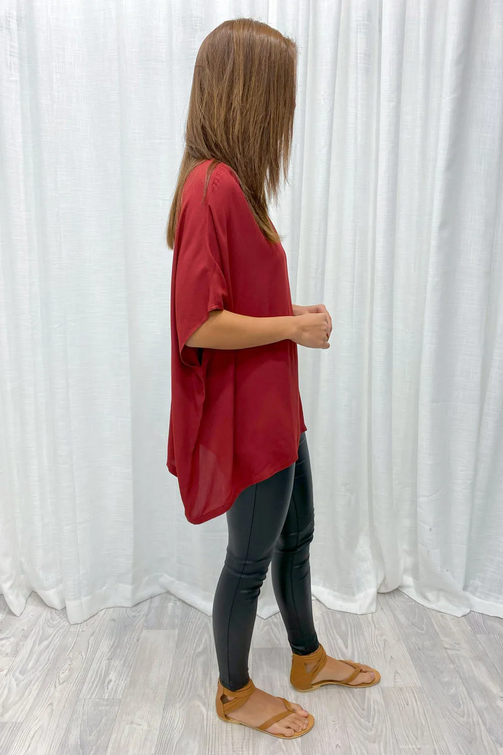 Zara Basic Drape Top